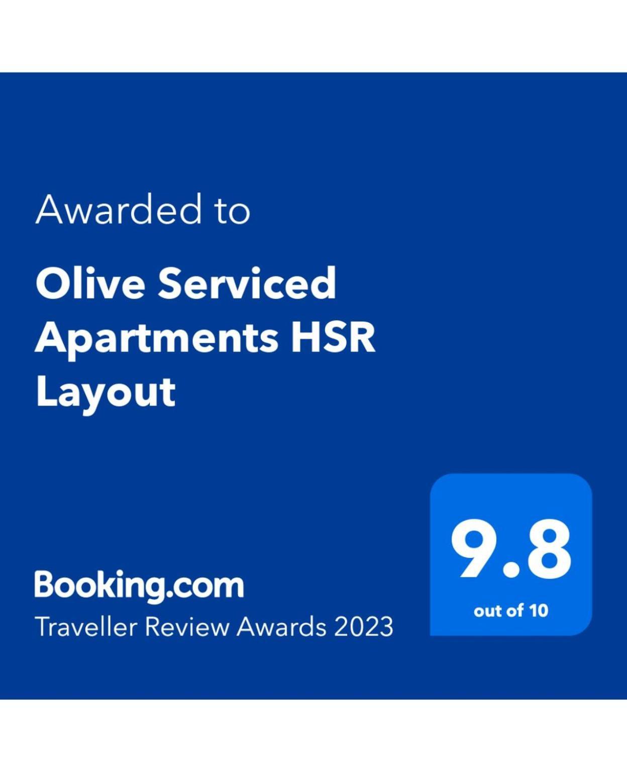 Olive Serviced Apartments Hsr Layout Бангалор Экстерьер фото